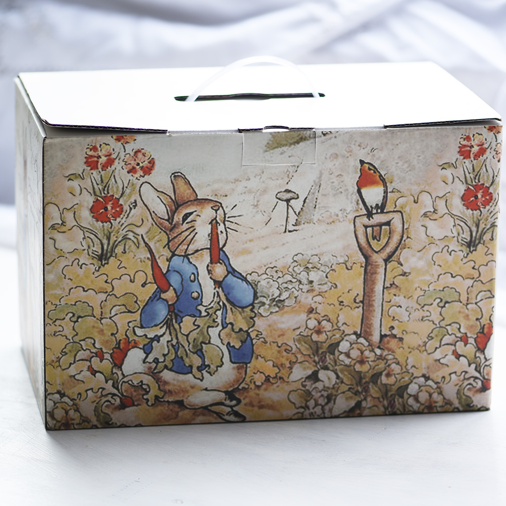 Bộ chén đĩa ăn cơm Peter Rabbit set 20 món gốm sứ cho gia đình hình các Chú Thỏ Đáng Yêu