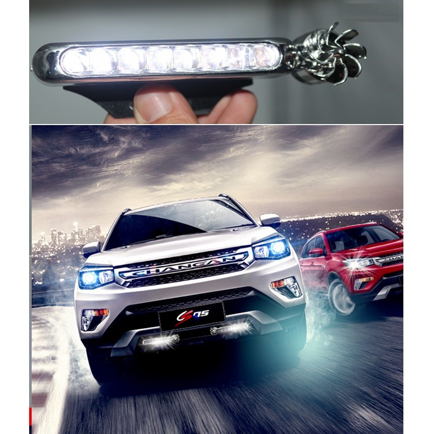 Đèn led năng lượng gió xe hơi ô tô màu ngẫu nhiên gắn đầu hoặc gương ô tô