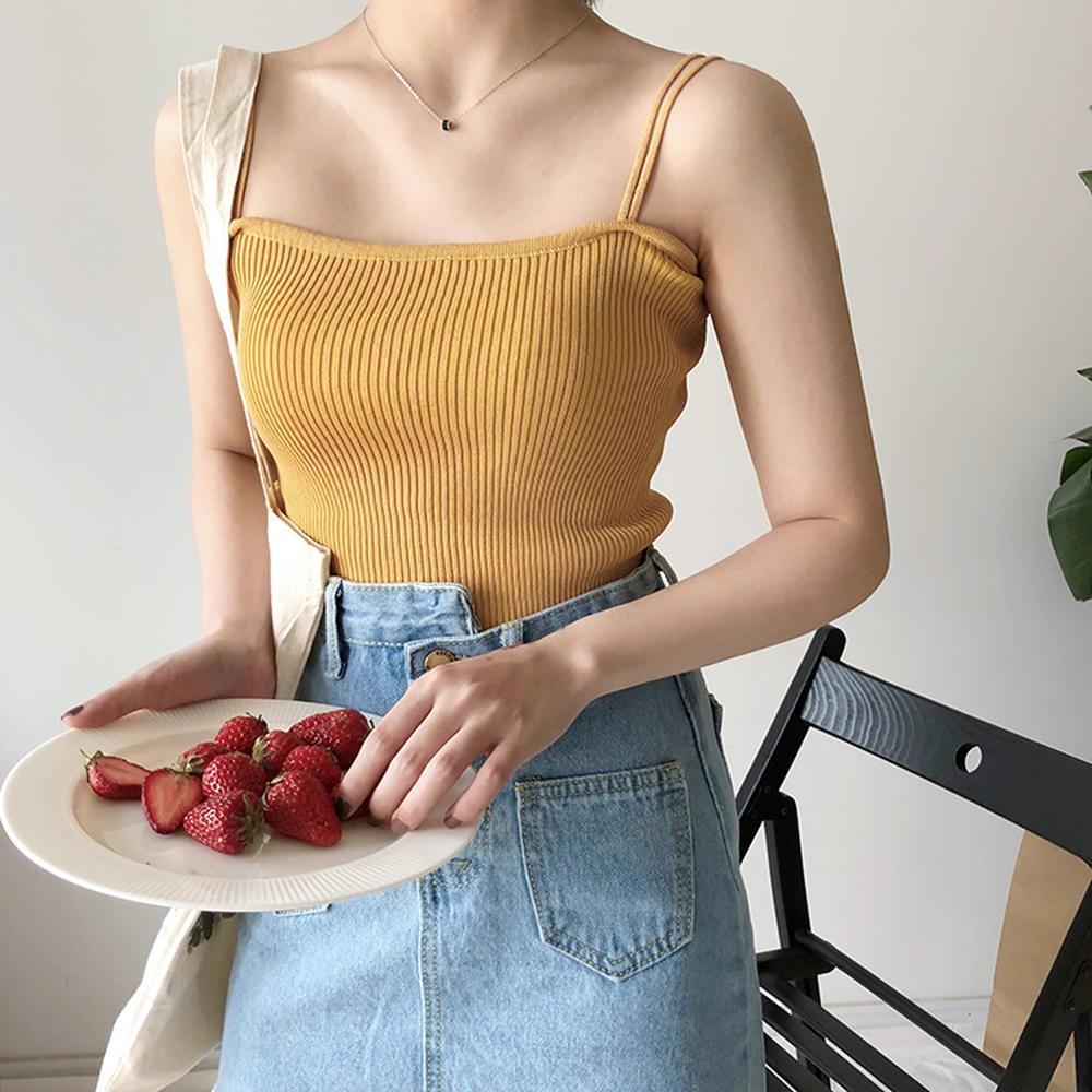 [HCM]Áo Hai Dây Bún Đôi Thời Trang