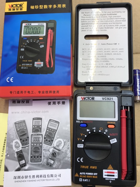 Đồng hồ vạn năng bỏ túi ViCTOR VC921