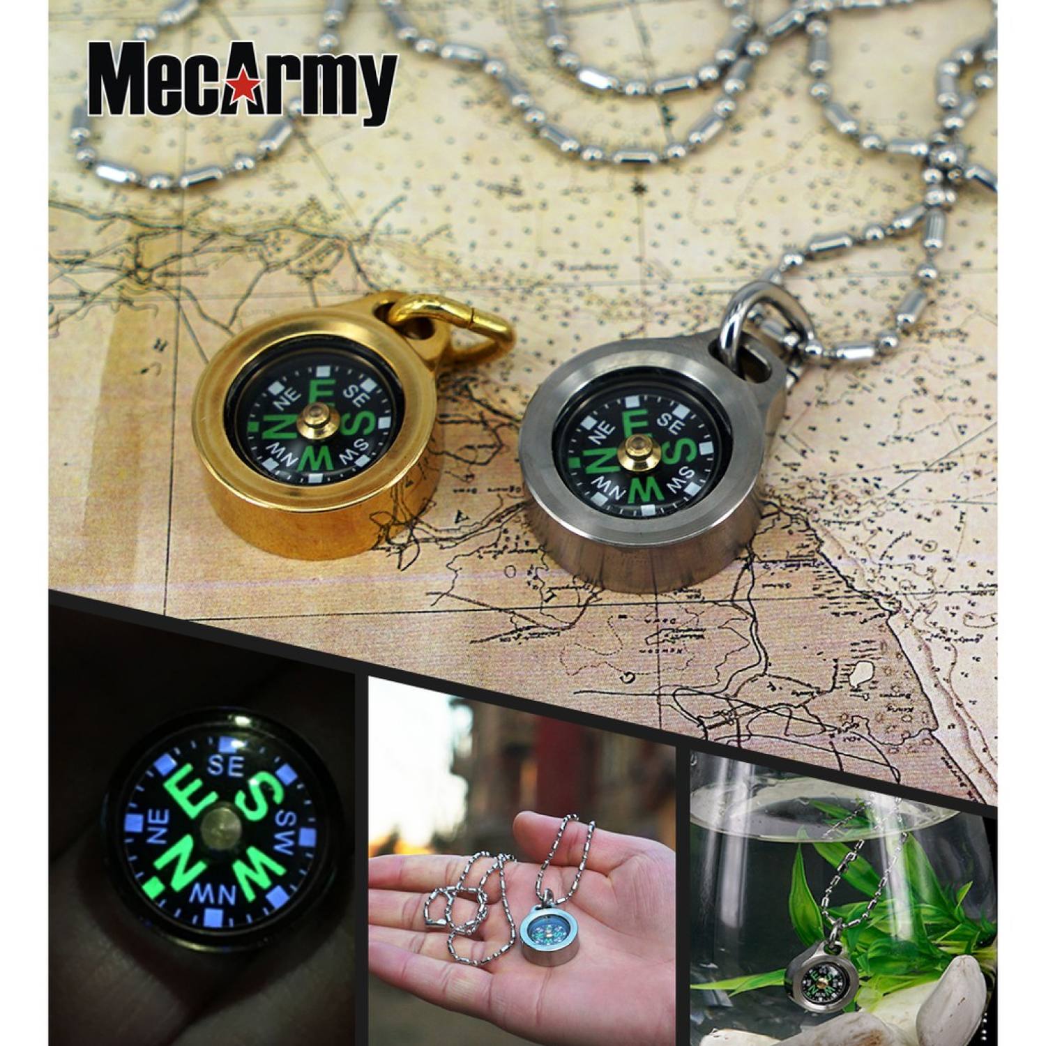La Bàn móa khóa MecArmy CMP Đồng/ Titanium