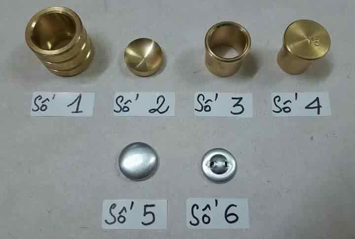 Bộ khuôn dùng làm nút bọc vải 12li đến số 38li