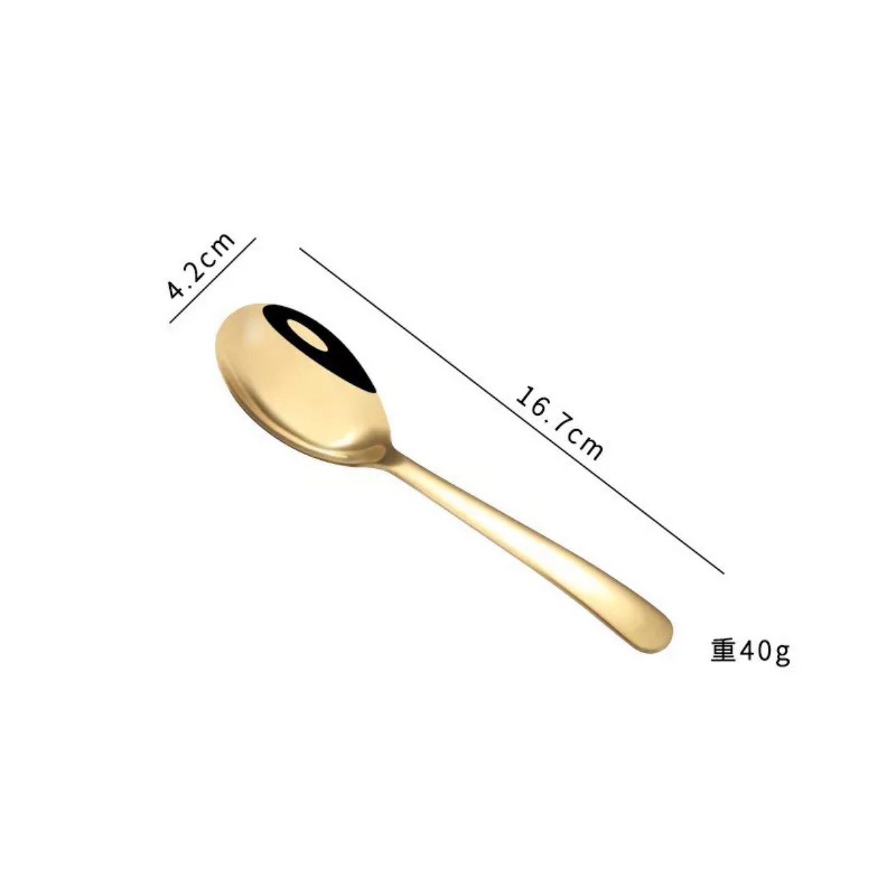 Muỗng cơm - muỗng canh inox 304 màu vàng 100% muỗng cao cấp hàn quốc
