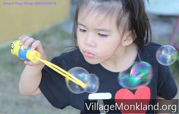 [Bán lẻ giá sỉ] Bình thổi bong bóng xà phòng