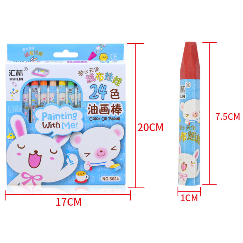 Sáp dầu pastel 18 màu