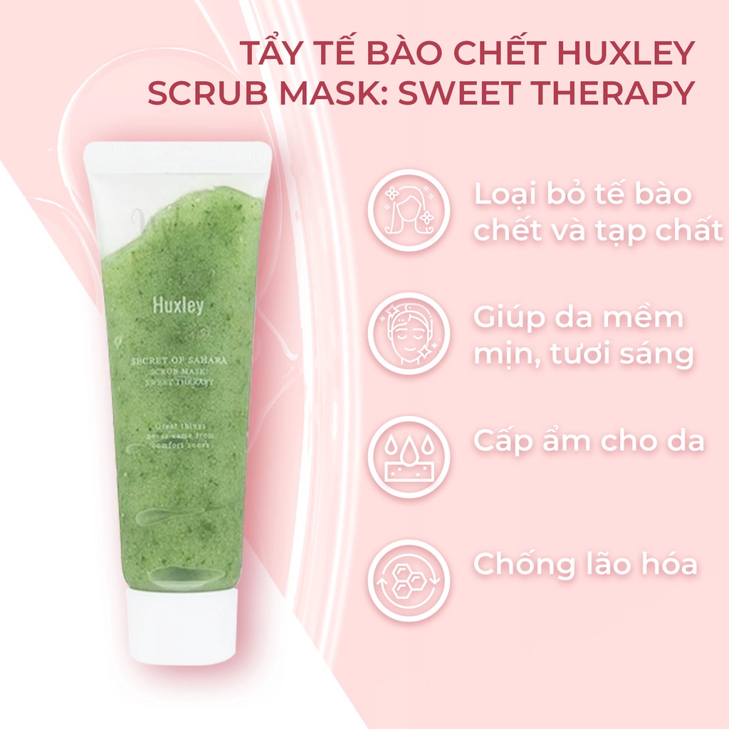 (CHÍNH HÃNG) TẨY TẾ BÀO CHẾT HUXLEY SCUB MASK THERAPY SIZE MINI