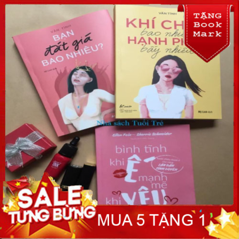 Mua Sách Hay - Combo 3 sách: Khí chất bao nhiêu hạnh phúc bấy nhiêu, Bình tĩnh khi ế mạnh mẽ khi yêu, Bạn đắt giá bao nhiêu