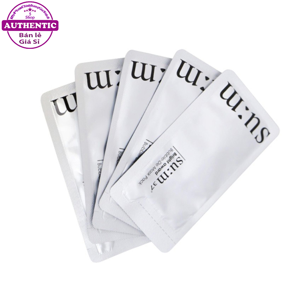 Mặt Nạ Sủi Bọt SUM37 LÊN MEN Thải Độc Trắng Da KOREA