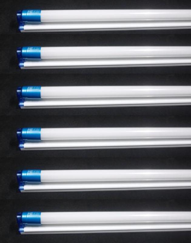 Combo 6 bộ bóng đèn led tuýp 22w 1.2m sáng trắng (gồm máng)