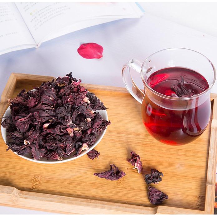 trà hoa dâm bụt (hibiscus, atiso đỏ) khô - 500g