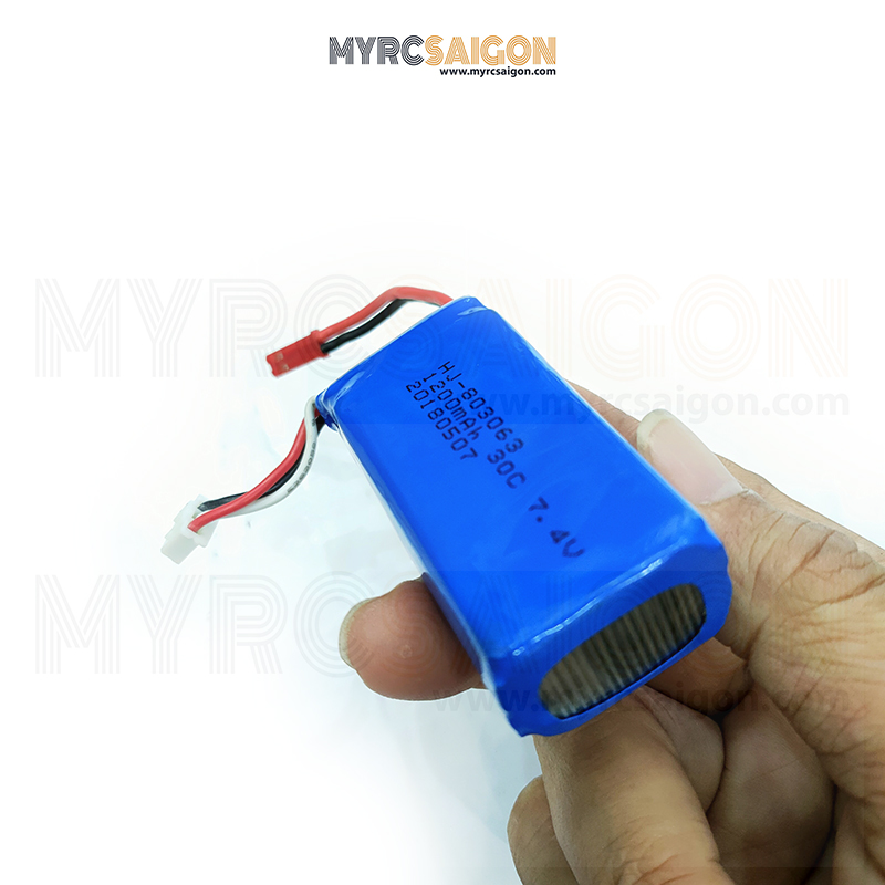 Pin LIPO 2s 7.4V 2000mAh 25C 