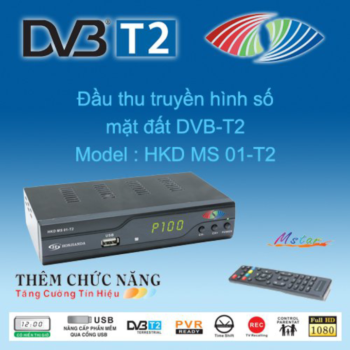 Đầu Thu DVB - T2 Model HKD MS 01-T2