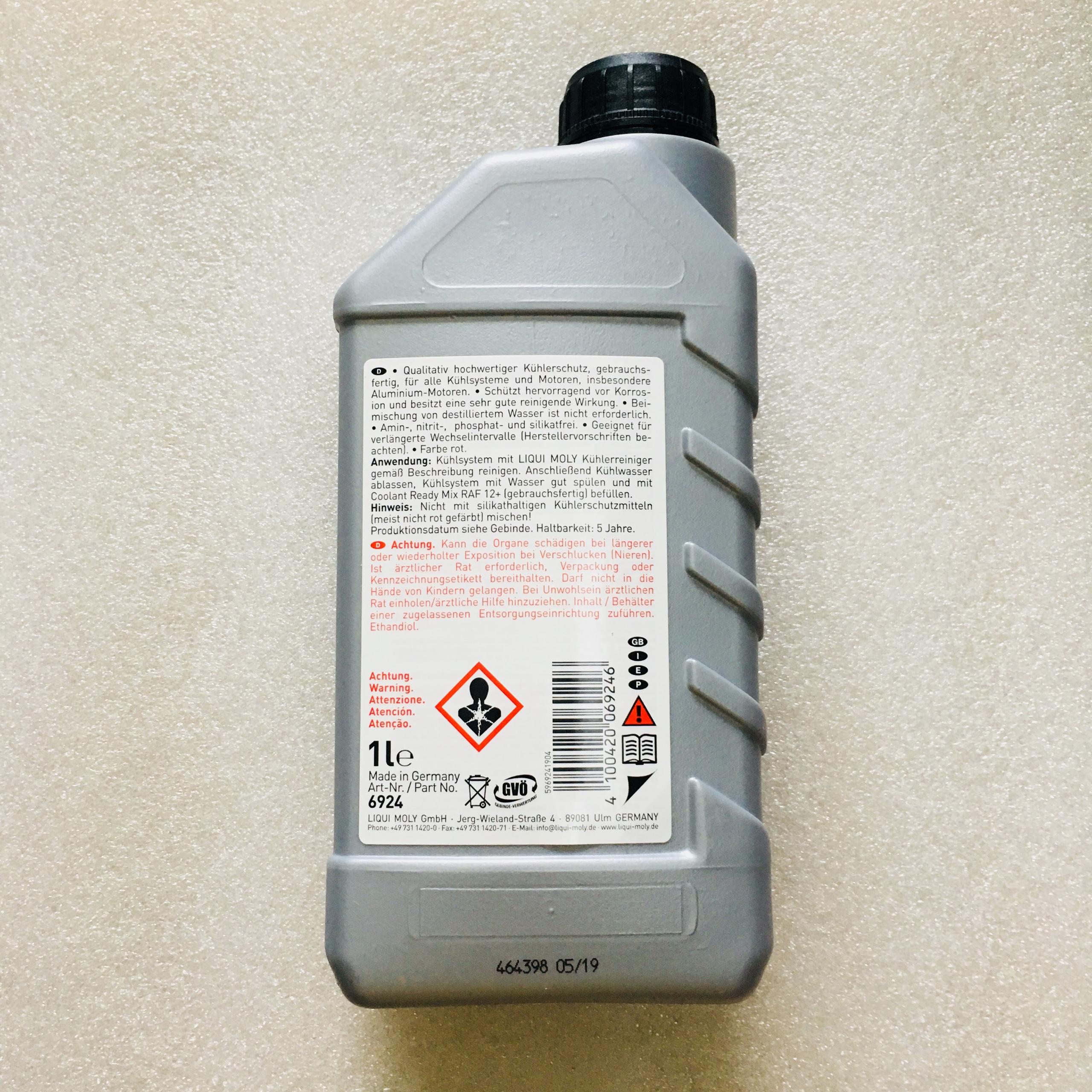 Nước Mát (đỏ - pha sẵn) Liqui Moly Ready Mix -6924 TEM MỚI