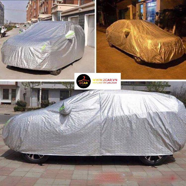 Bạt Che Phủ Xe Ford Territory Cao Cấp (bạt 3 lớp Tráng Nhôm, chống xước, che nắng, mưa cao cấp) Size 2XL