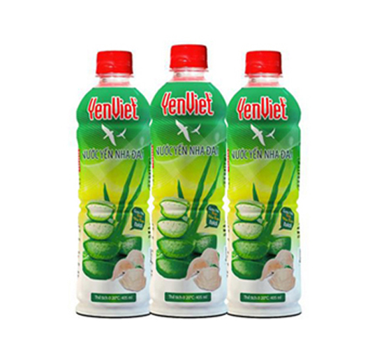 Lốc 6 chai nước yến nha đam xanh yến việt