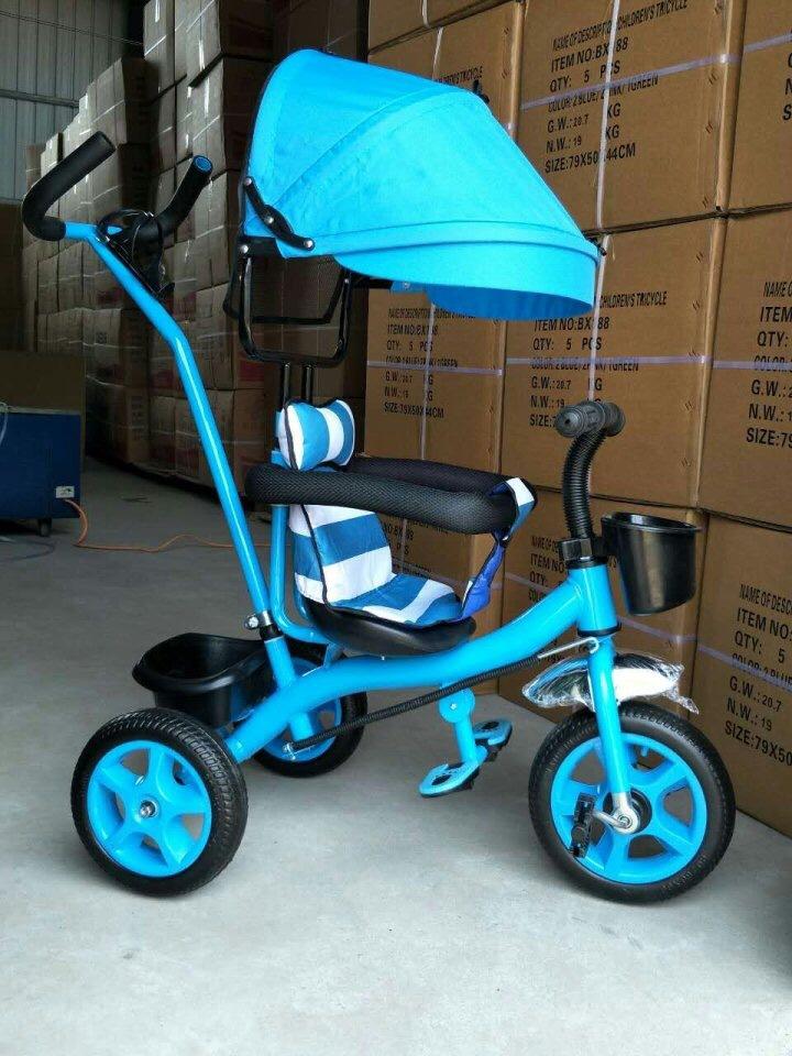 XE ĐẨY  BÁNH CÓ MÁI CHE