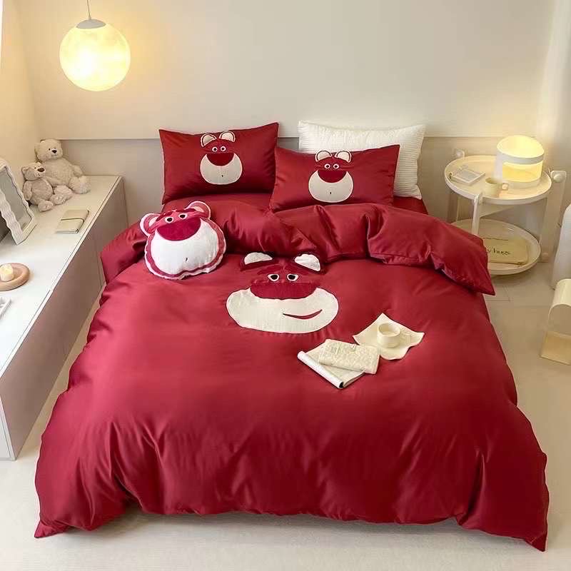 🎀(FREESHIP MAX) SET 5 MÓN VỎ CHĂN GA GỐI PHI LỤA DISNEY MICKEY MOUSE NHẬP KHẨU LOẠI 1