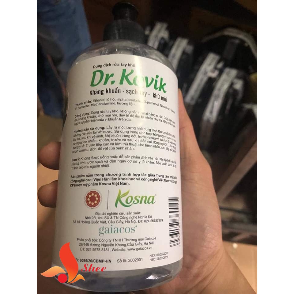 Dung Dịch Rửa Tay Khô Dr Kovik