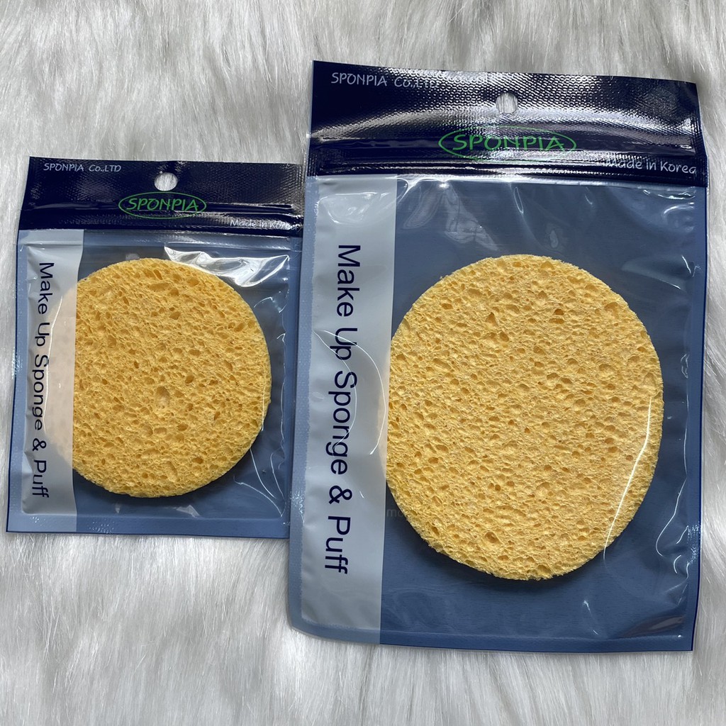 Bông bọt biển rửa mặt & massage sponpia