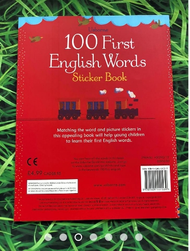 Usborne Sticker Book - 100 First english words