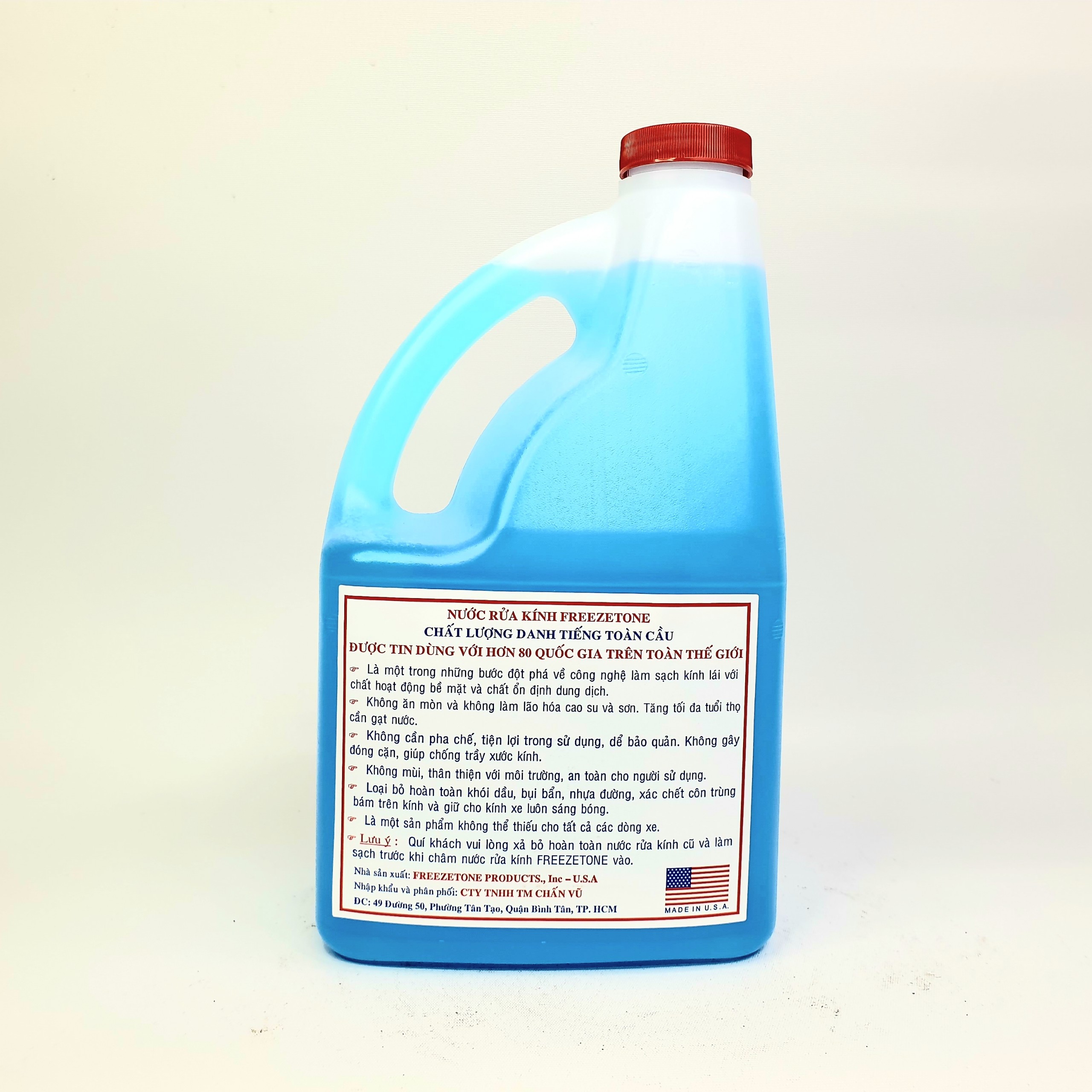 [HCM]Nước rửa kính Freezetone Windshield Washer 1.8L