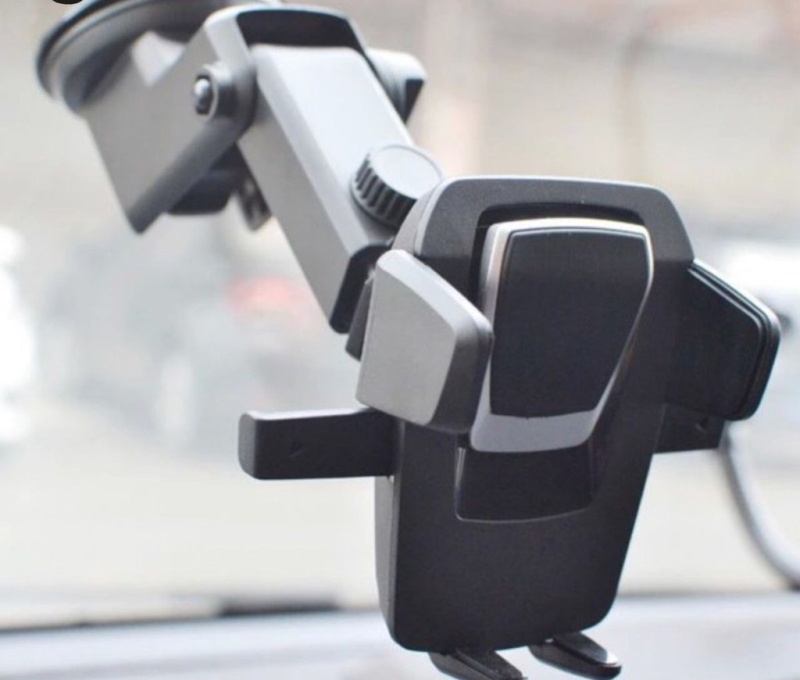 [hàng đẹp] giá đỡ điện thoại trên xe ô tô - có chân hít kính xoay 360 độ