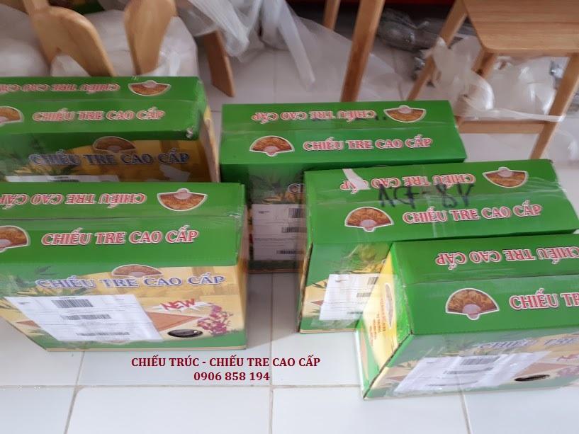 [HCM]1m6 x 1m9 -CHIẾU TRE - CHIẾU TRÚC CAO CẤP HẠT ĐEN CÓ VIỀN