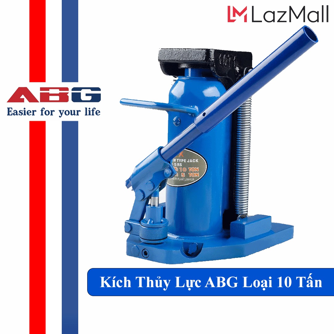 Kích Thủy Lực ABG Loại 10 Tấn Ô Tô Màu Xanh, Con Đội Thủy Lực, Kích Móc Chân Dầm Dùng Để Nâng Sửa Chữa Oto Công Nghiệp Và Xây Dựng