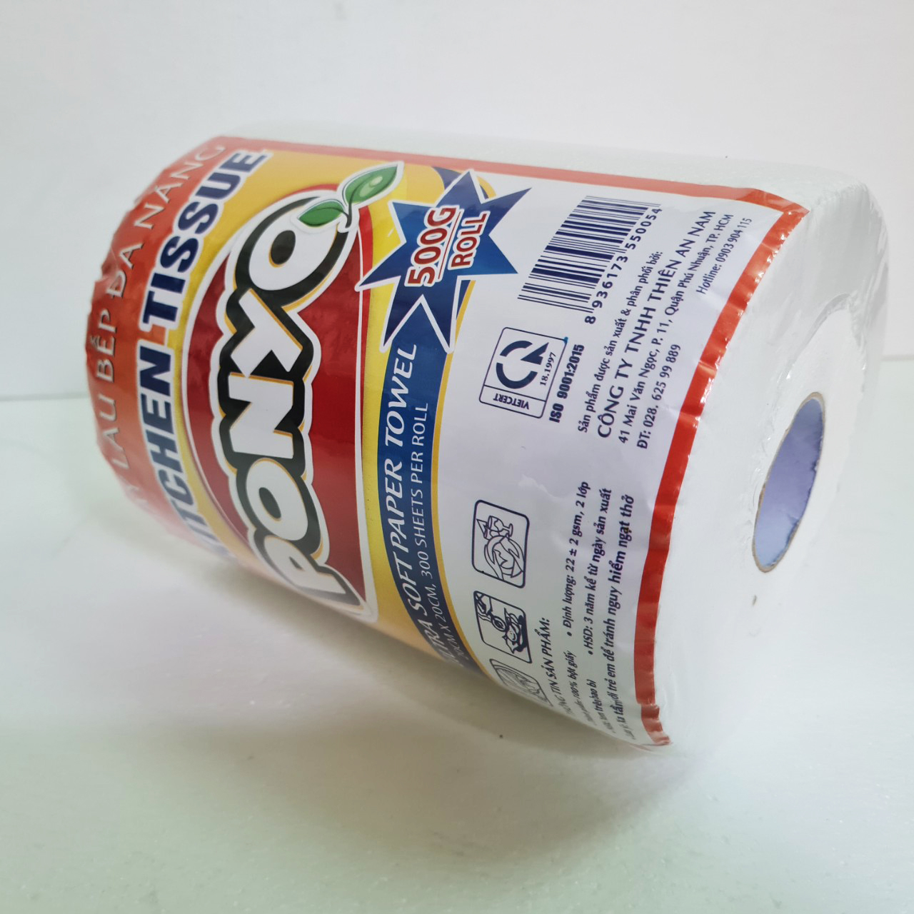 Combo (5 cuộn) giấy lau bếp đa năng 2 lớp cao cấp PONYO