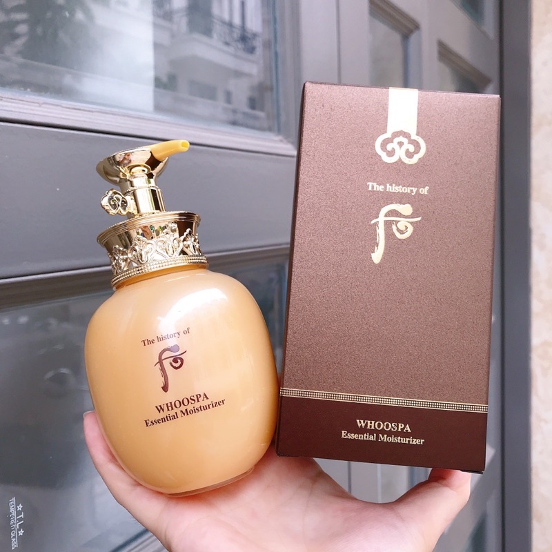 [HÀNG CÔNG TY] DƯỠNG THỂ WHOO SPA CAO CẤP WHOO ESSENTIAL MOISTURIZER 220ML