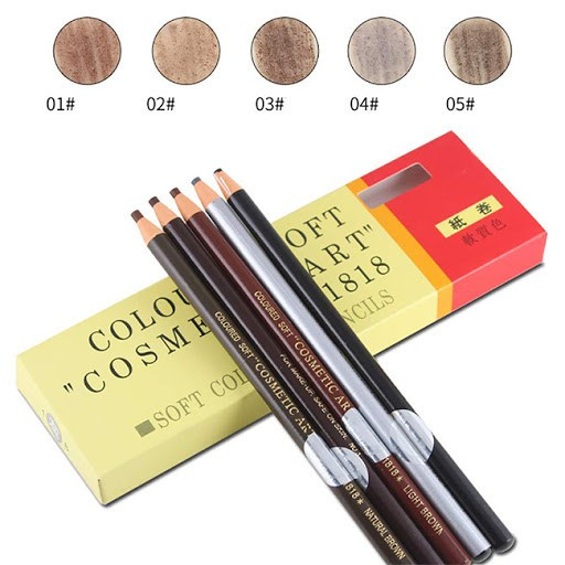 Chì Kẻ Chân Mày Dạng Xé NILAI Soft Coloured Pencils