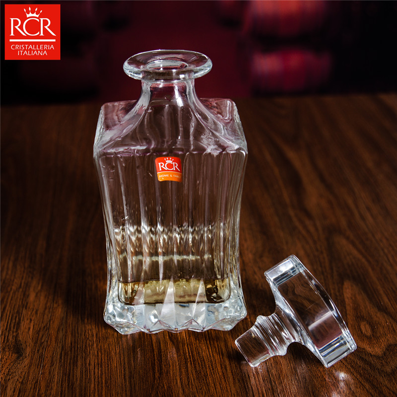 Bình vuông pha lê Ý RCR Adagio 750ml