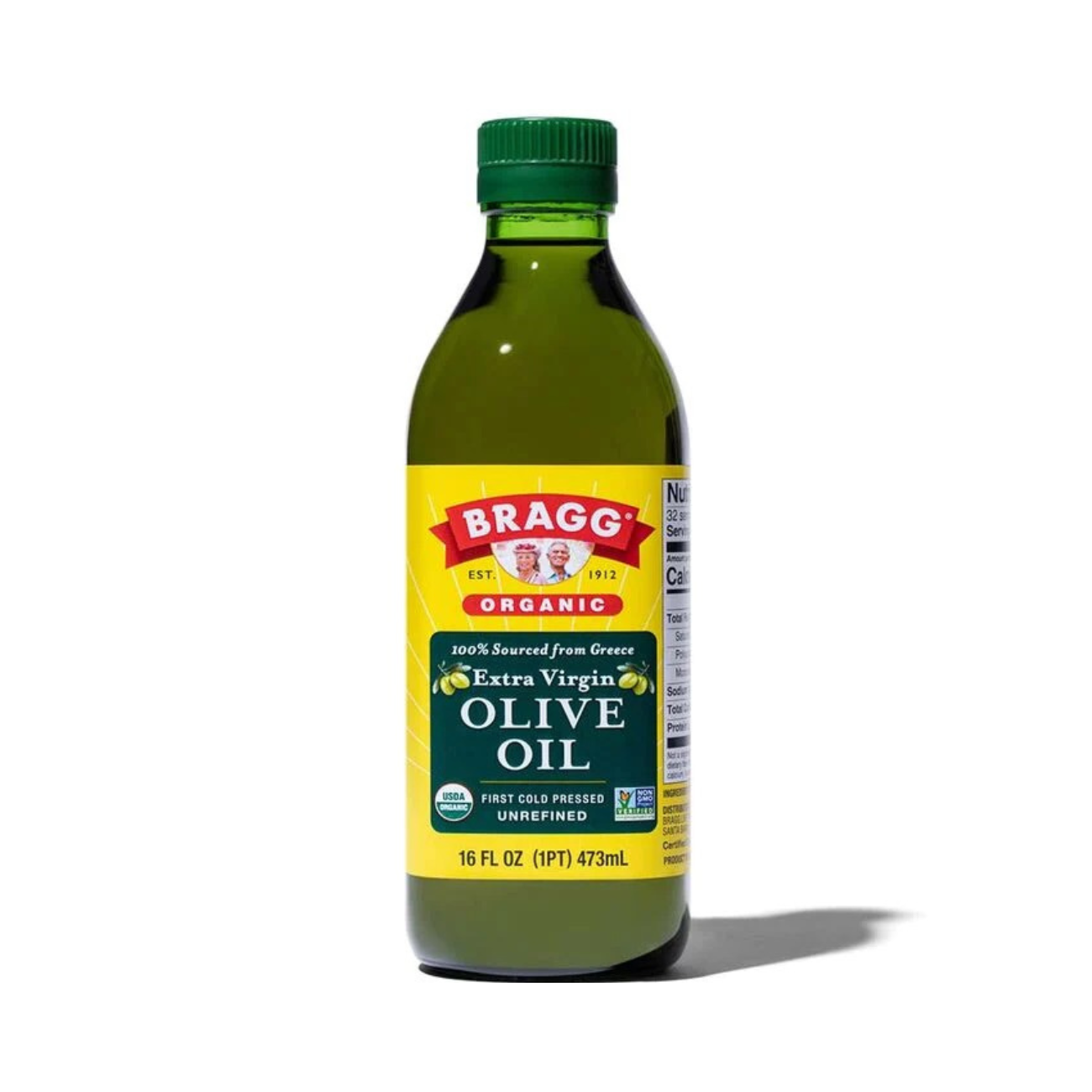 Dầu Olive (Ô liu) ép lạnh hữu cơ nguyên chất Extra Virgin 473ml - Bragg - Ăn Kiêng - Giảm cân - Giảm Cholesterol - Ăn thực dưỡng - Organic Stores