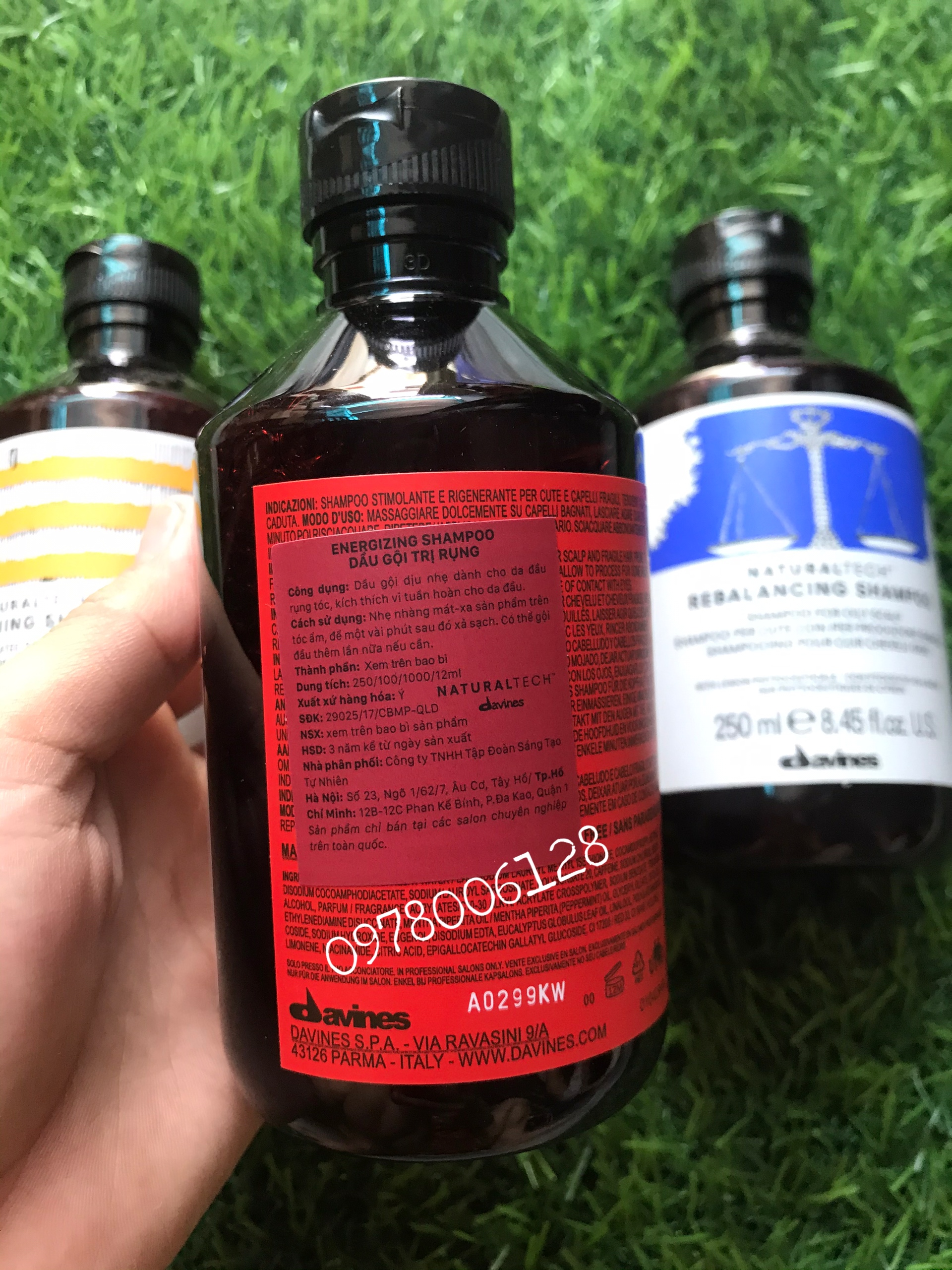 [Davines] Dầu gội chống rụng tóc Davines Energizing Shampoo 250ml