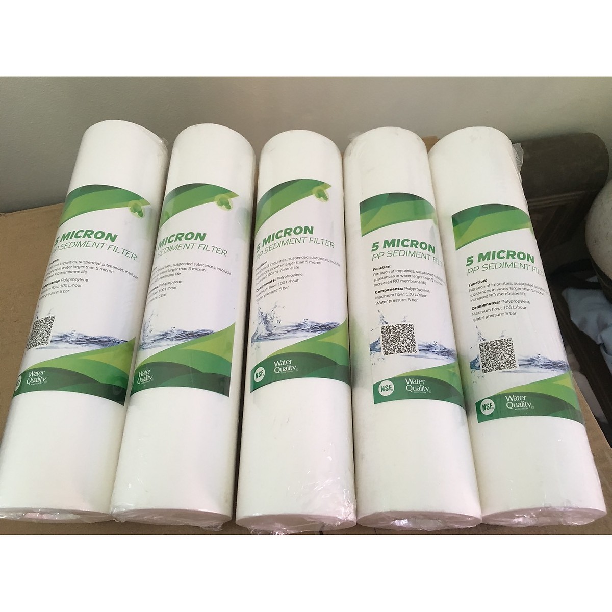 Combo 10 lõi lọc thô 10inch không đầu bịt (PP5M)