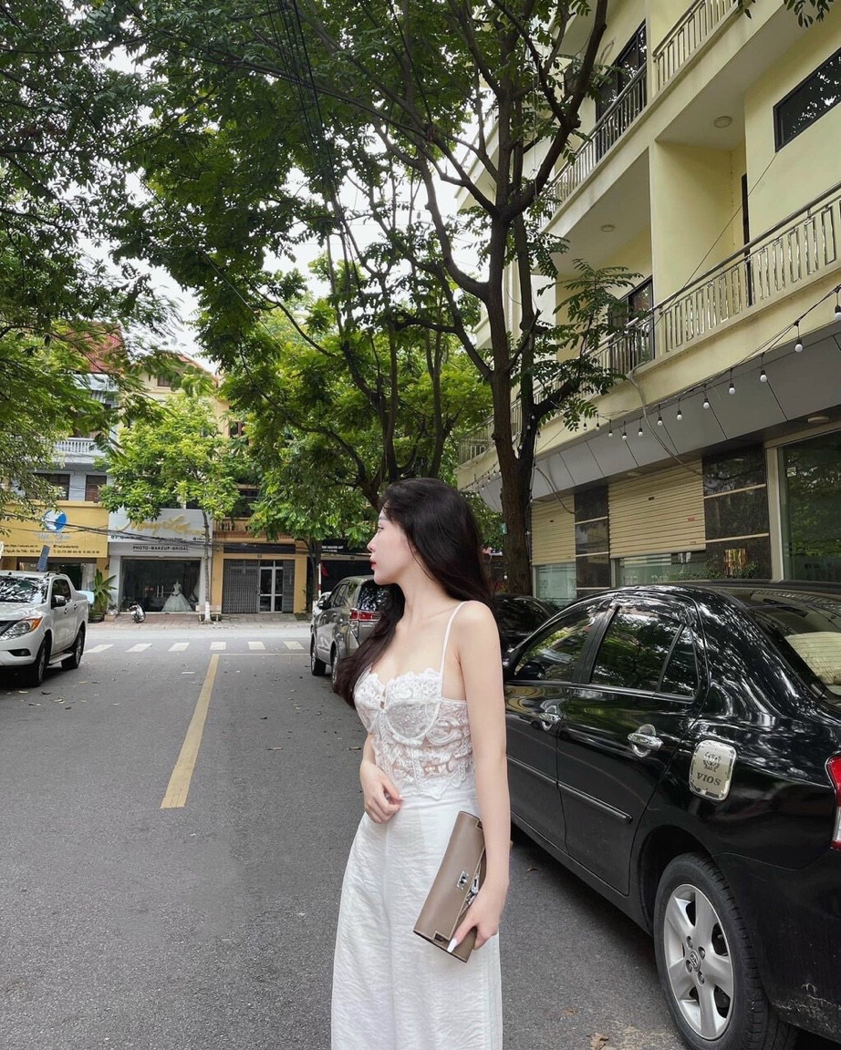 Sét bộ ren 2 dây quần dài ống rộng siêu hot TH