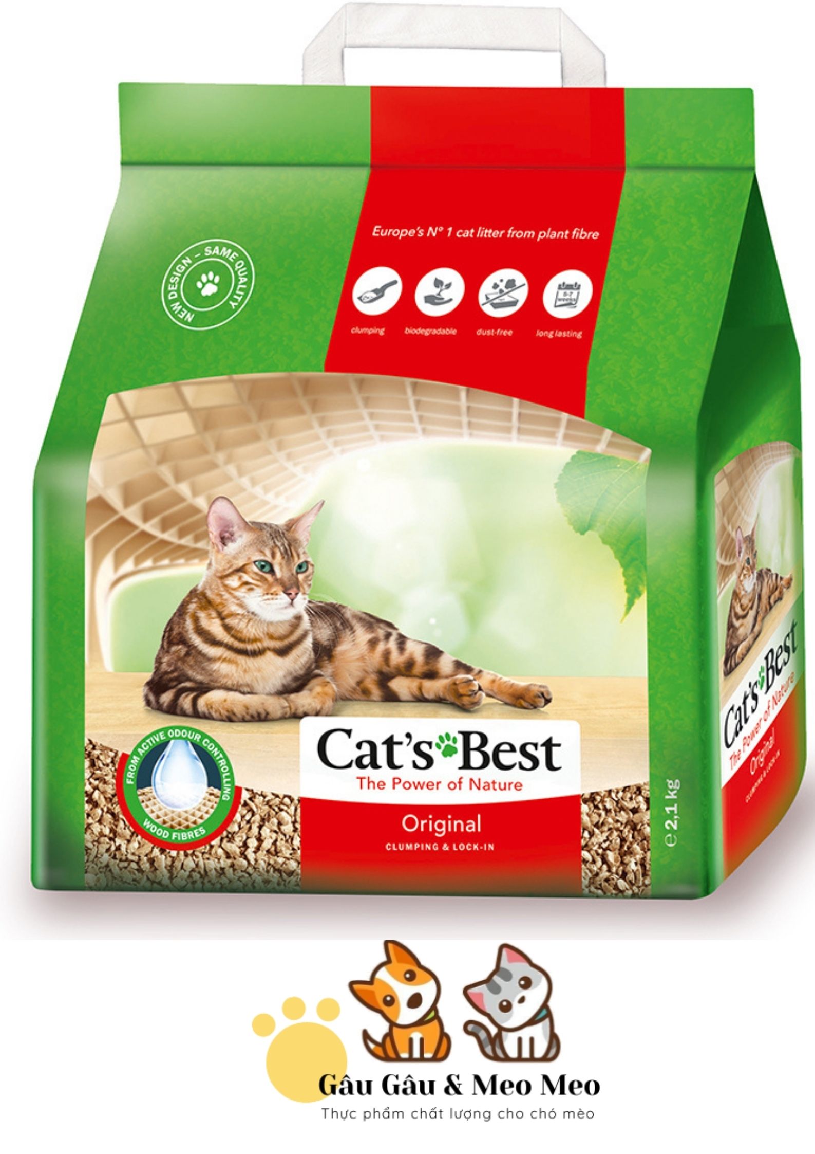 CAT S BEST ORIGINAL - CÁT HỮU CƠ CHO MÈO Bao 13kg