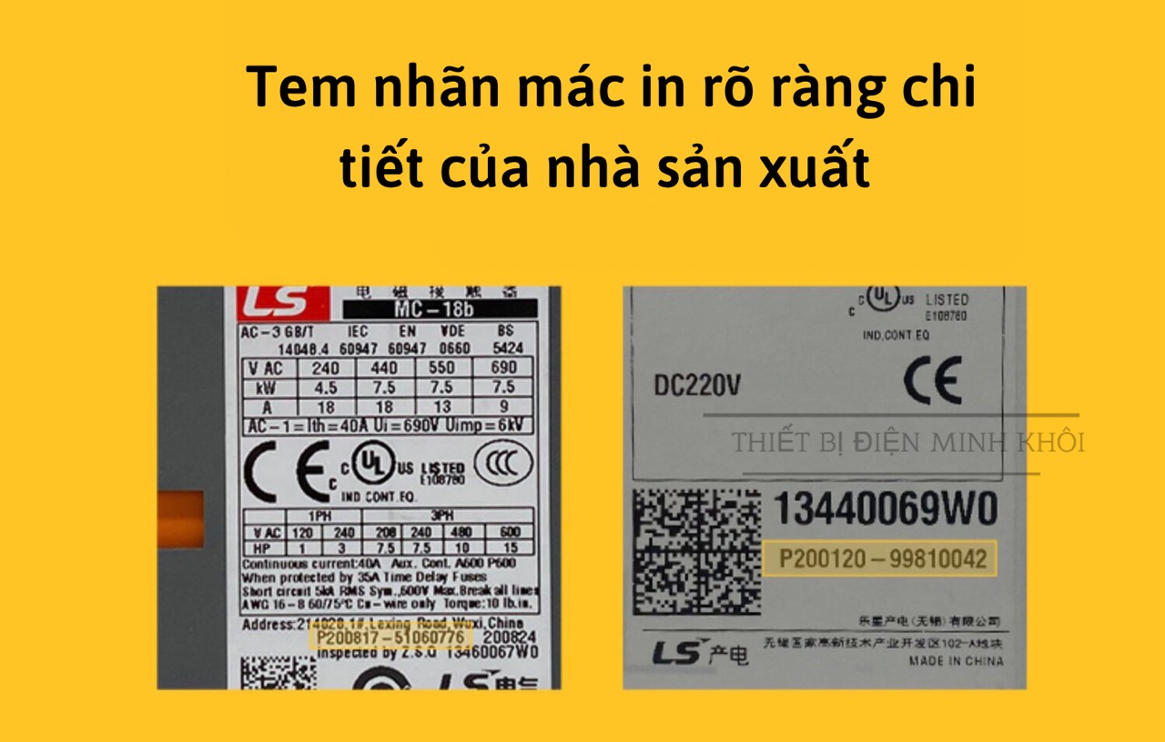 Khởi Động Từ GMC - Contactor LS GMC