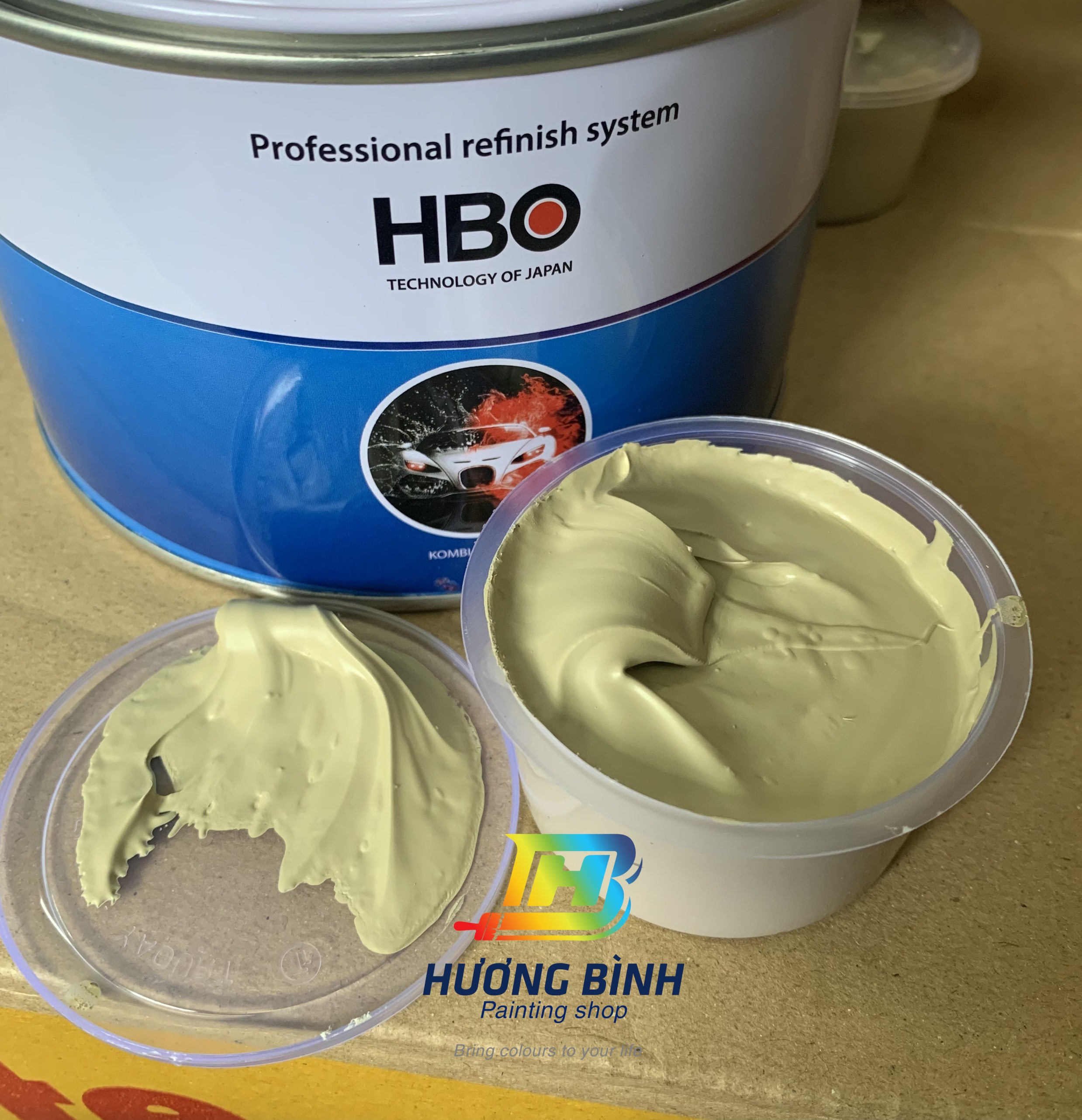 Matit trét láng 1K HBO - Hũ 100gr (không cần pha trộn)
