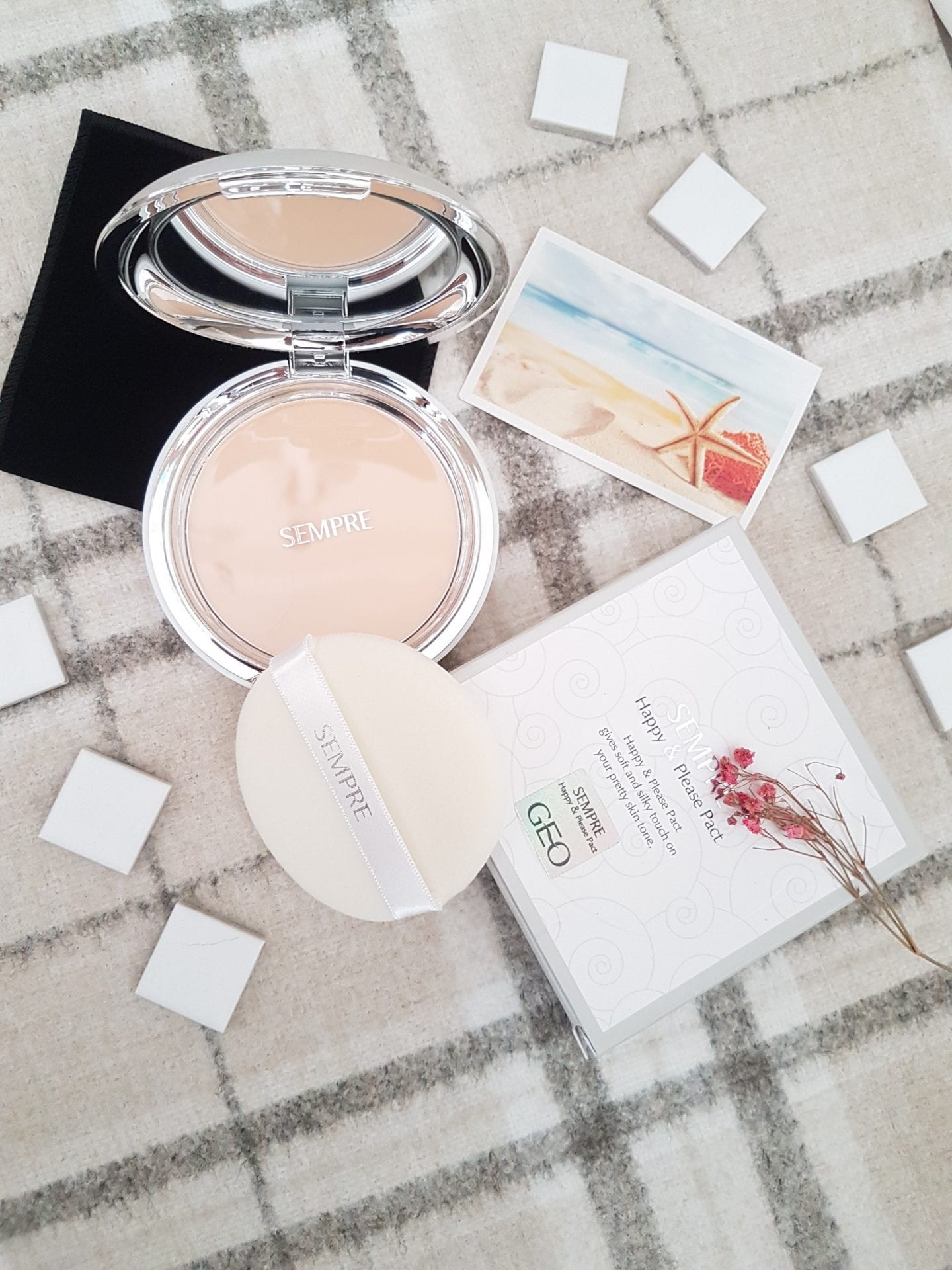 [HCM]Phấn phủ GEO SEMPRE Happy & Please Pact