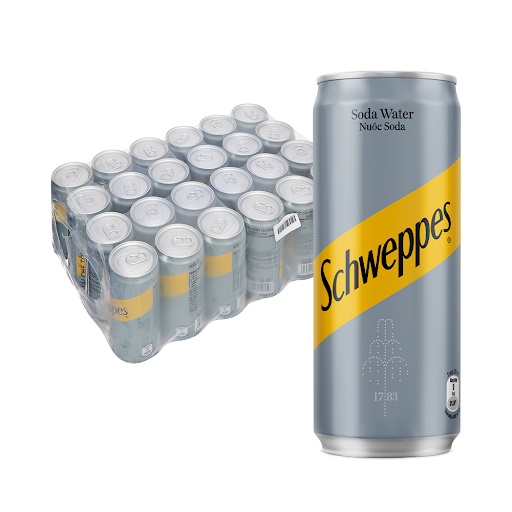 LỐC 6 LON SODA SCHWEPPES 330ML