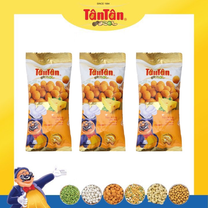 Combo 5 gói Đậu Phộng Vị Phô Mai Tân Tân 28g