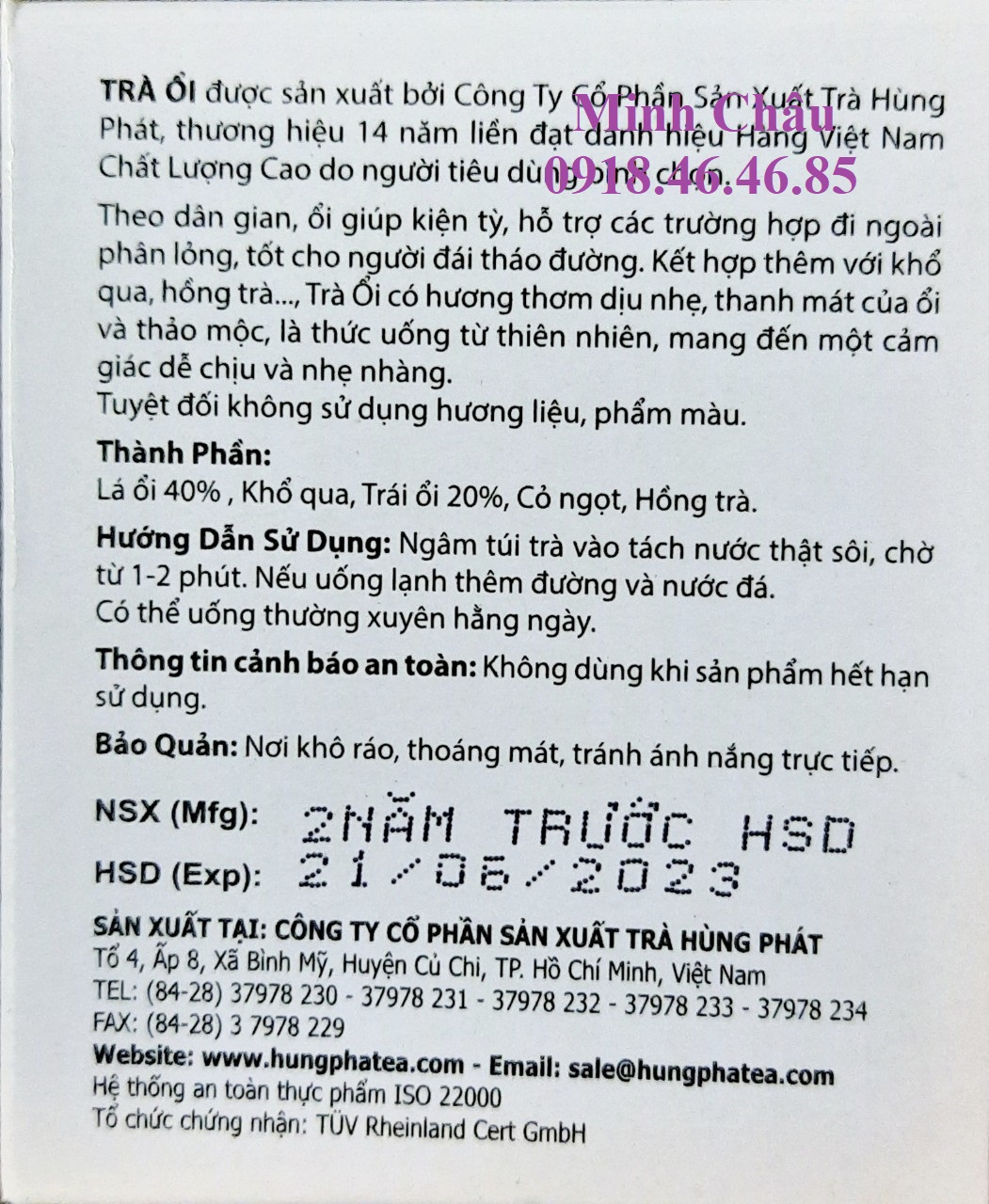 Trà Ổi Hùng Phát