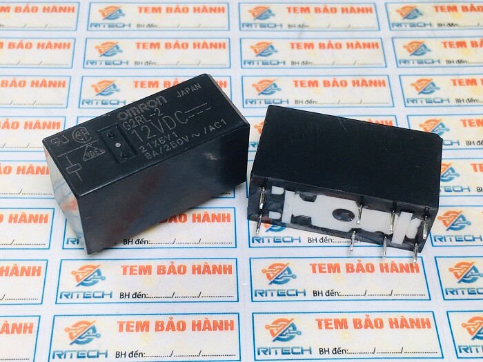 Relay Omron G2RL-2-12VDC 8A 12V Mới Chính Hãng