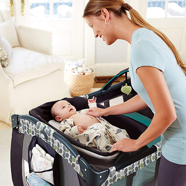 Giường cũi trẻ em Graco PNP REV Napper Boden 9D30BODHK