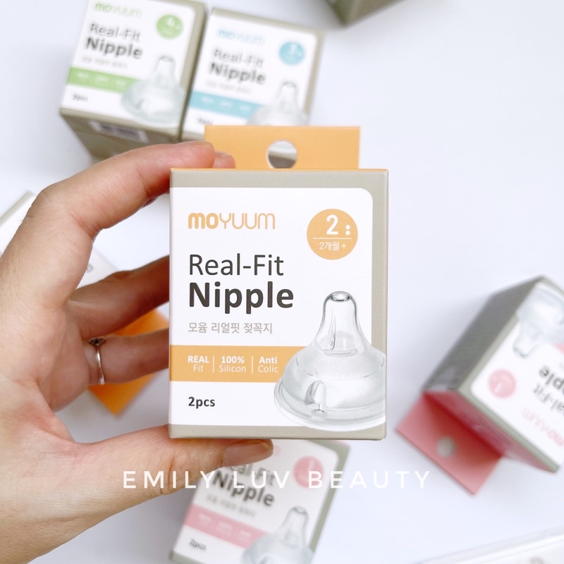 Núm ty thay thế bình sữa Moyuum Hàn Quốc