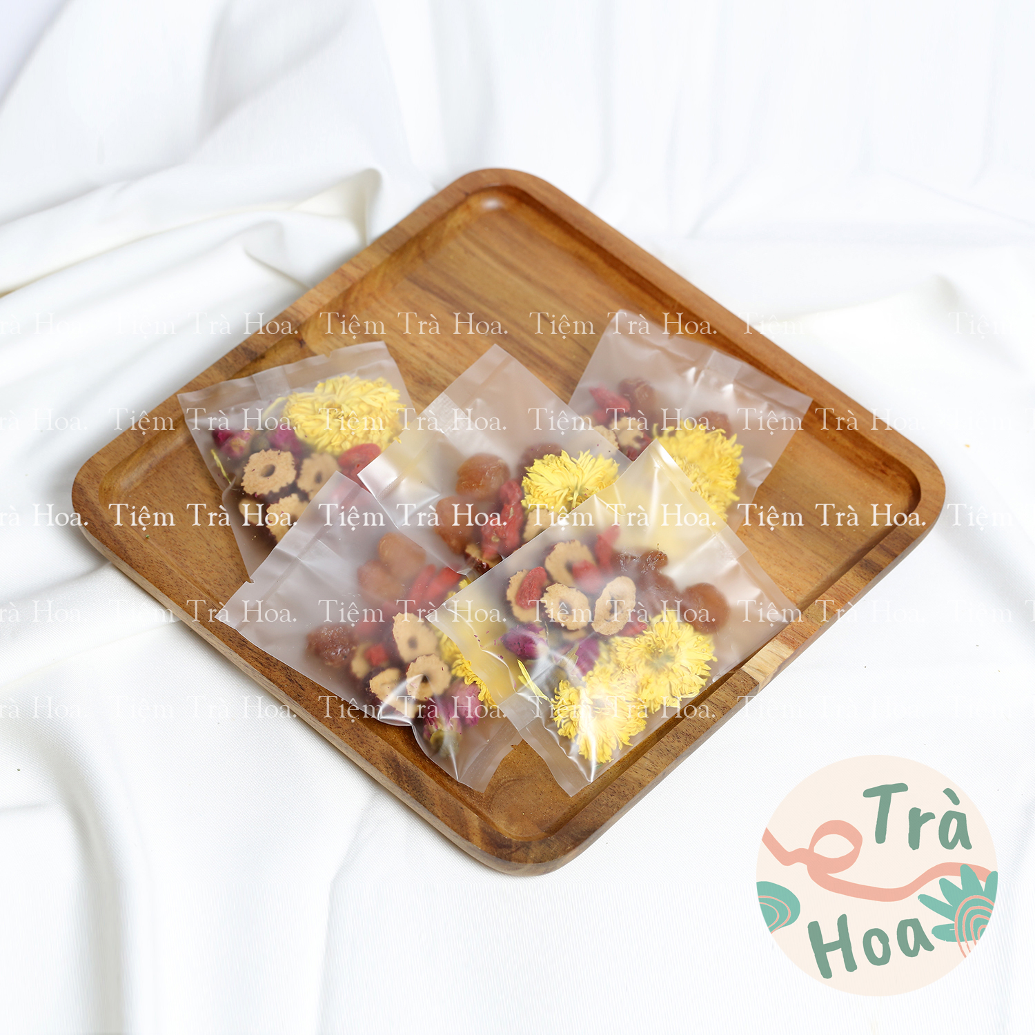 Set 10 gói Trà Dưỡng Nhan 5 vị (Táo Đỏ, Kỷ Tử, Nhãn Nhục, Hoa Cúc, Hoa Hồng)