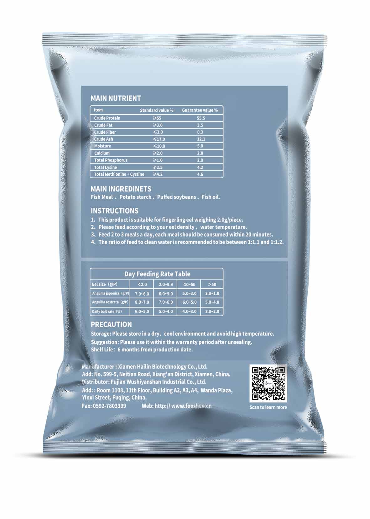 CÁM CÁ CHÌNH FOOSHEE 55 ĐẠM