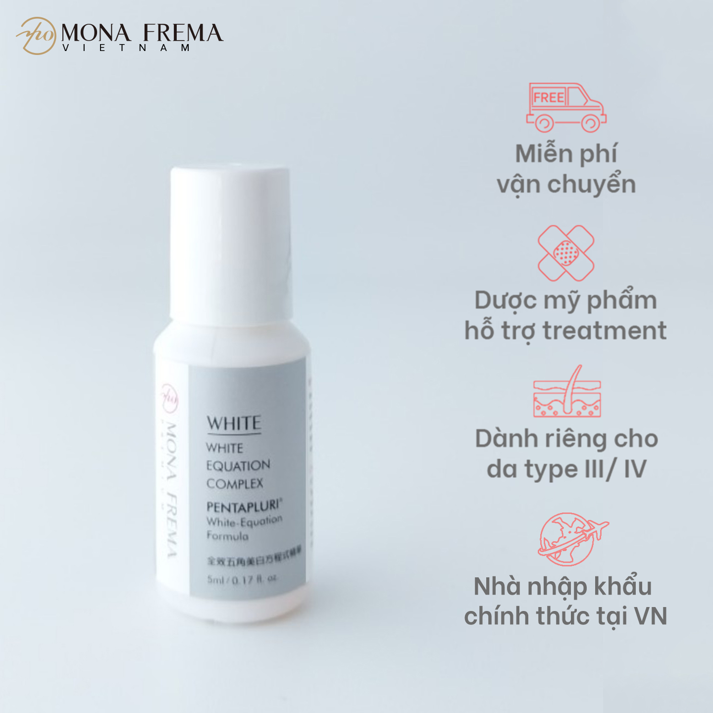 Serum làm trắng da Mona Frema WHITE Equation Complex