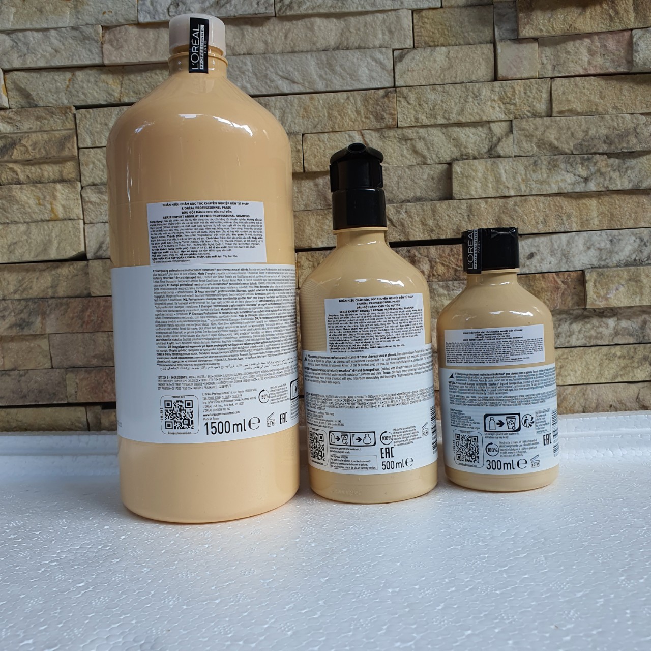 [Loreal] Dầu gội Loreal Professionnel phục hồi tóc 1500ml-500ml-300ml
